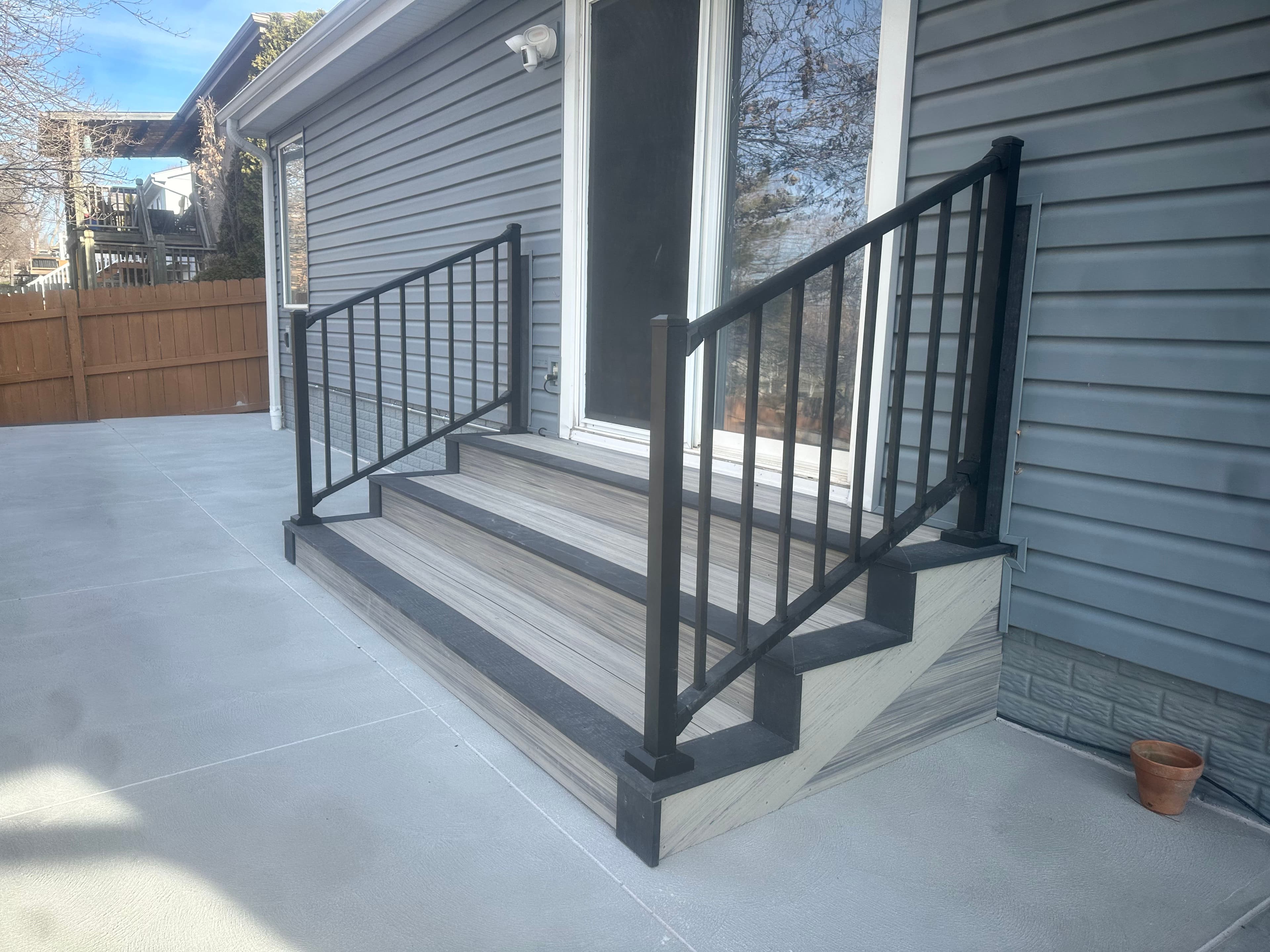 Project Box-Frame Stair Build with Westbury Aluminum Railing image
