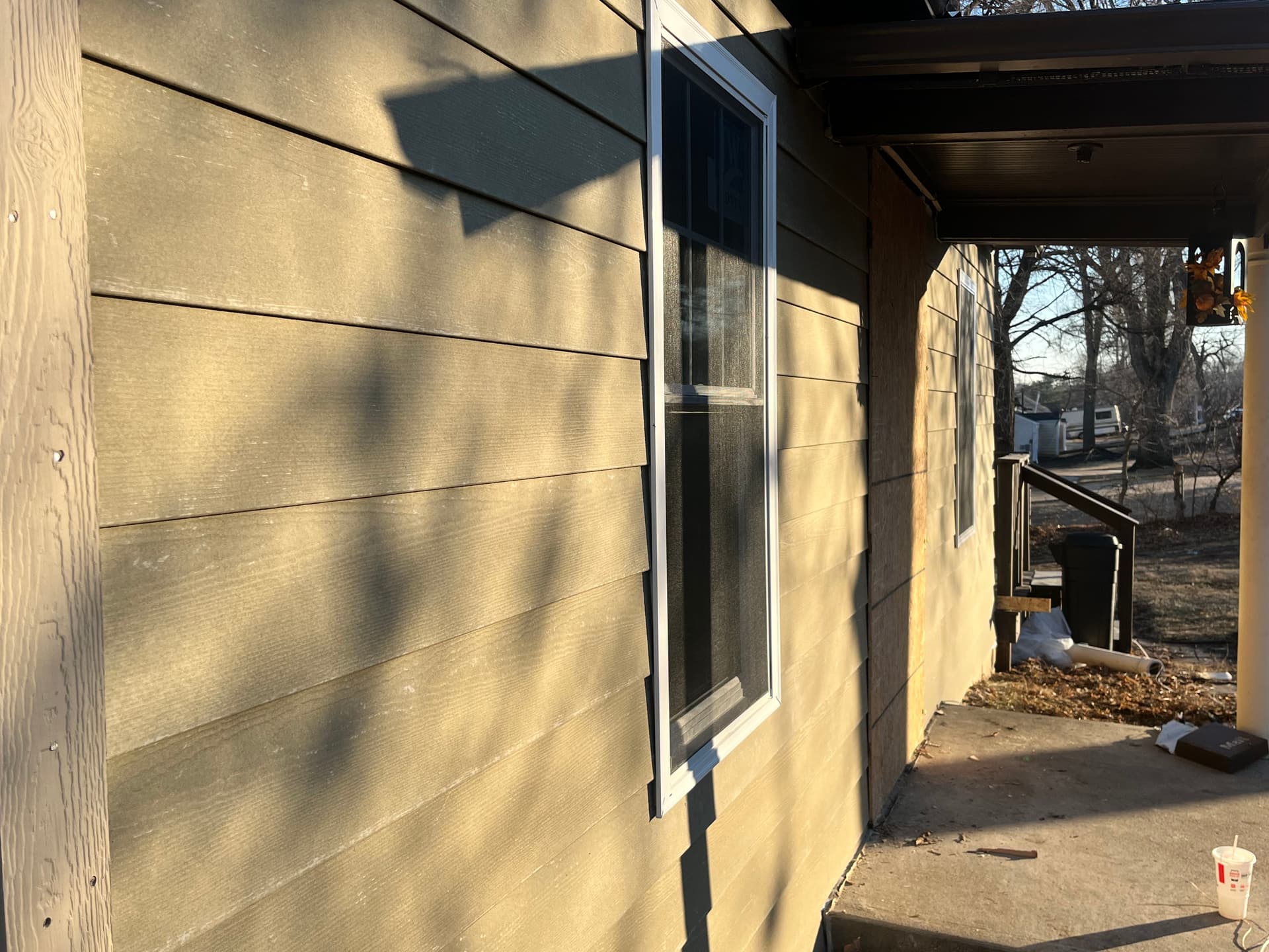 Gallery photos for Full Structural Repair and Board-Up After Home Takes a Hard Hit: Image #9