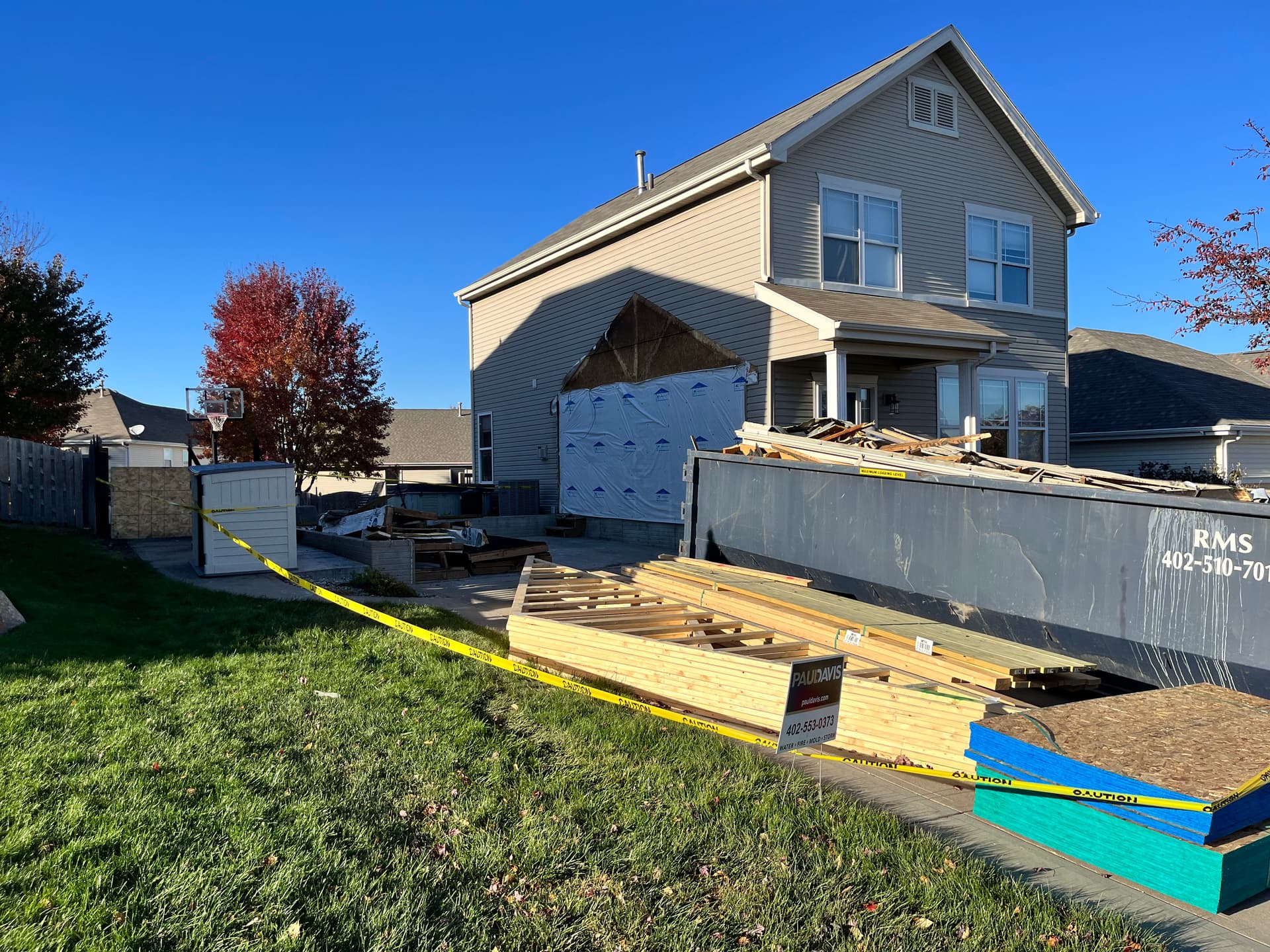 Gallery photos for Fire-Damaged Garage Torn Down and Rebuilt from the Foundation: Image #3