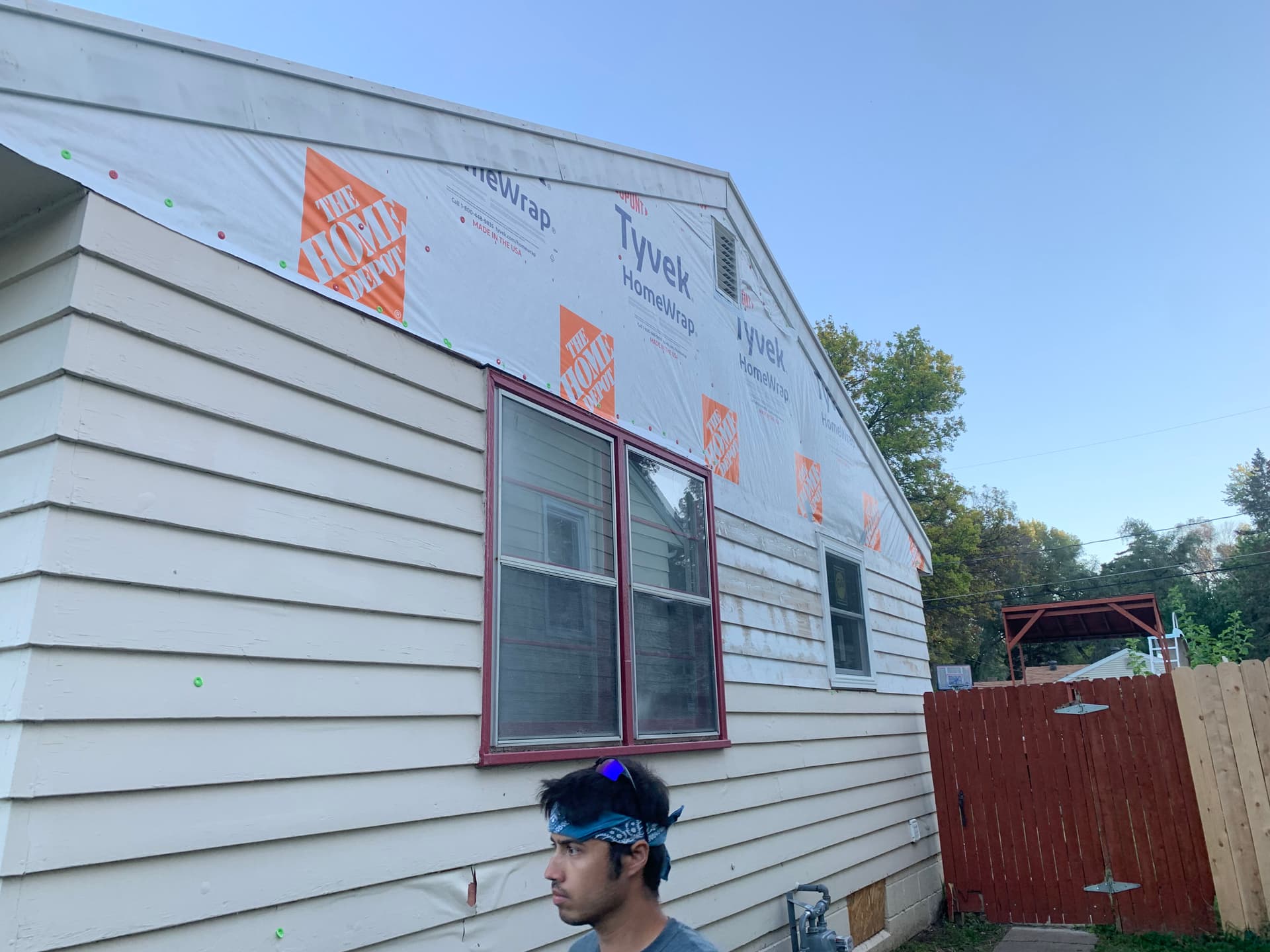 Gallery photos for Full Fire Damage Repair Framing Siding and Soffit Rebuild: Image #2