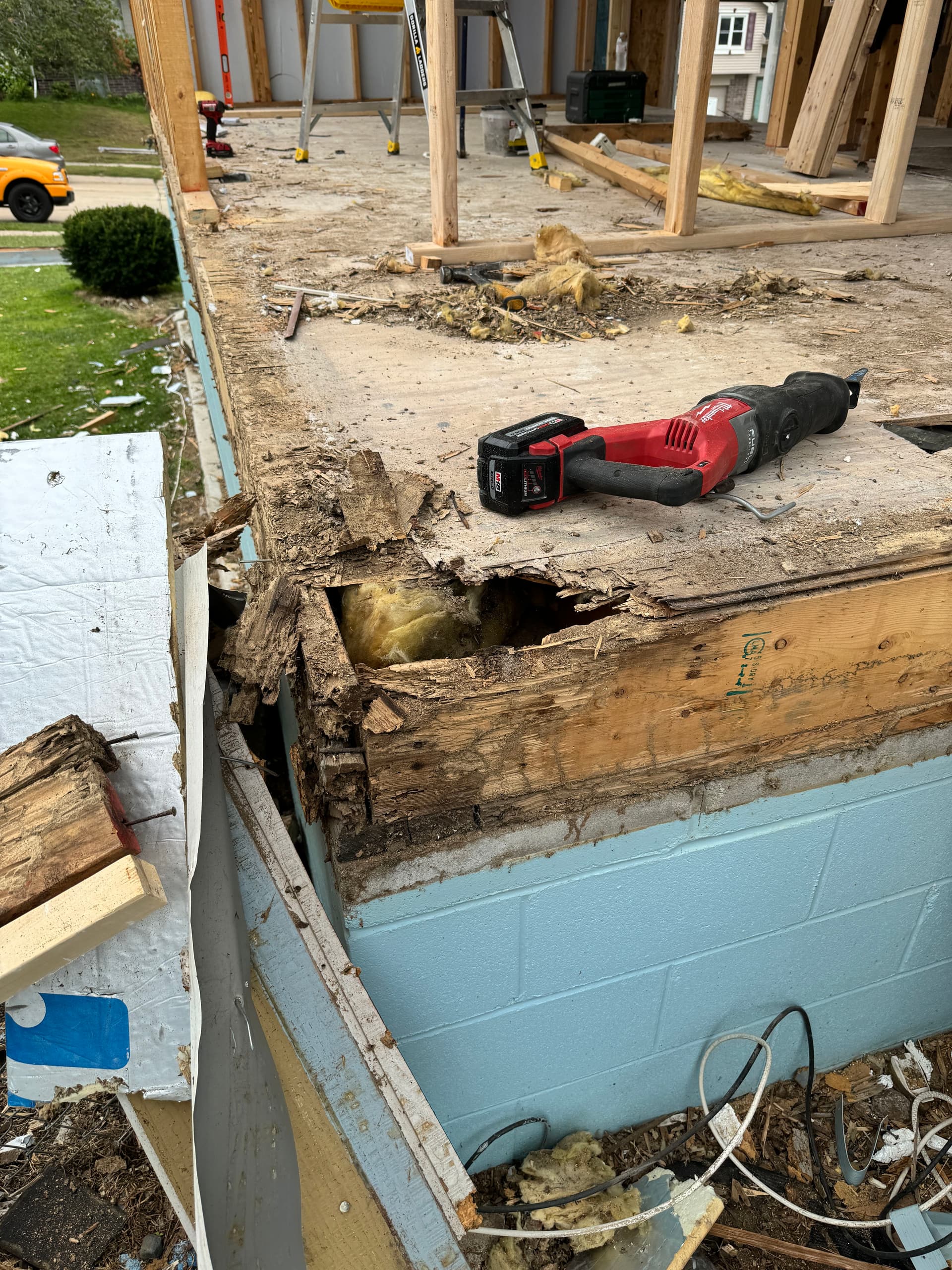 Gallery photos for Tornado Restoration Uncovers Severe Termite Damage in Elkhorn: Image #2