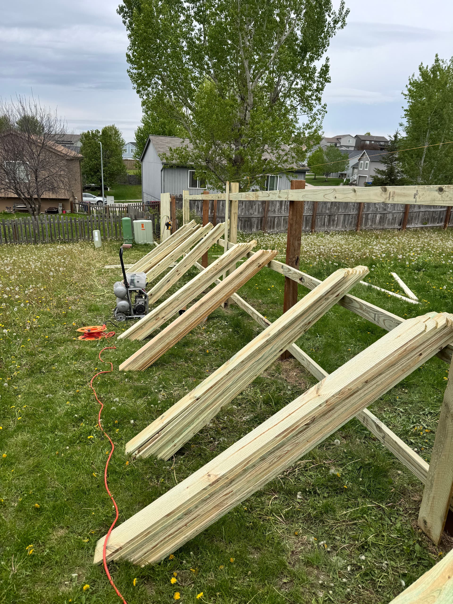 Gallery photos for Wind-Damaged Fence Repair Done Right - New Posts, Rails and Pickets: Image #4