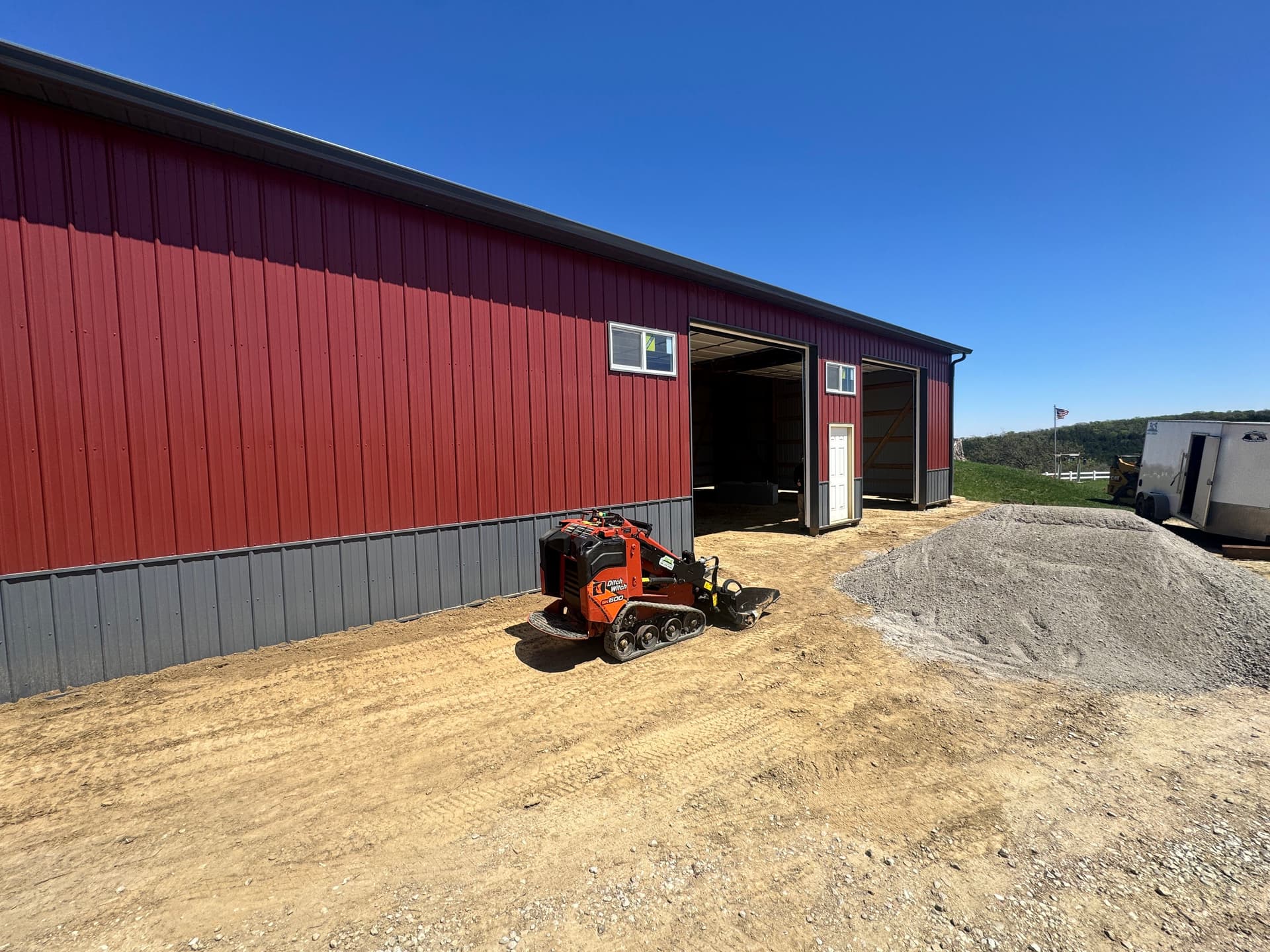 Gallery photos for 40x60 Pole Barn Build Done Right from the Ground Up: Image #1