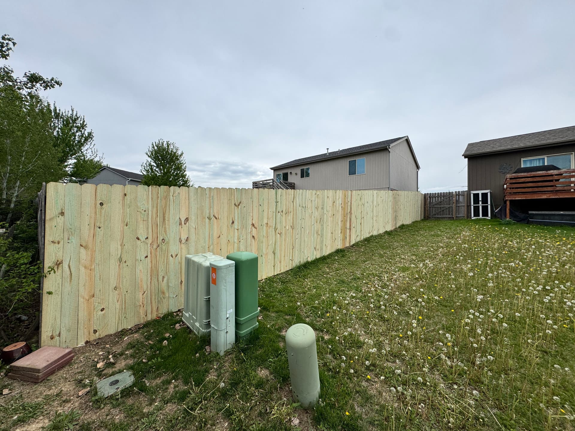 Gallery photos for Wind-Damaged Fence Repair Done Right - New Posts, Rails and Pickets: Image #6
