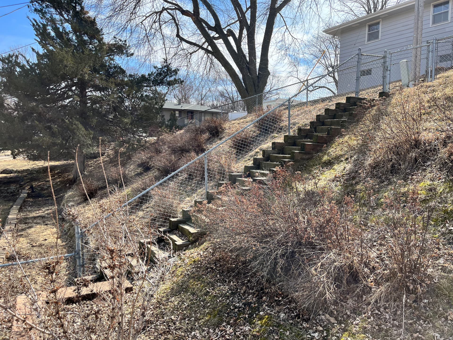 Gallery photos for Rotting Hillside Stairs Torn Out and Rebuilt From Scratch: Image #8