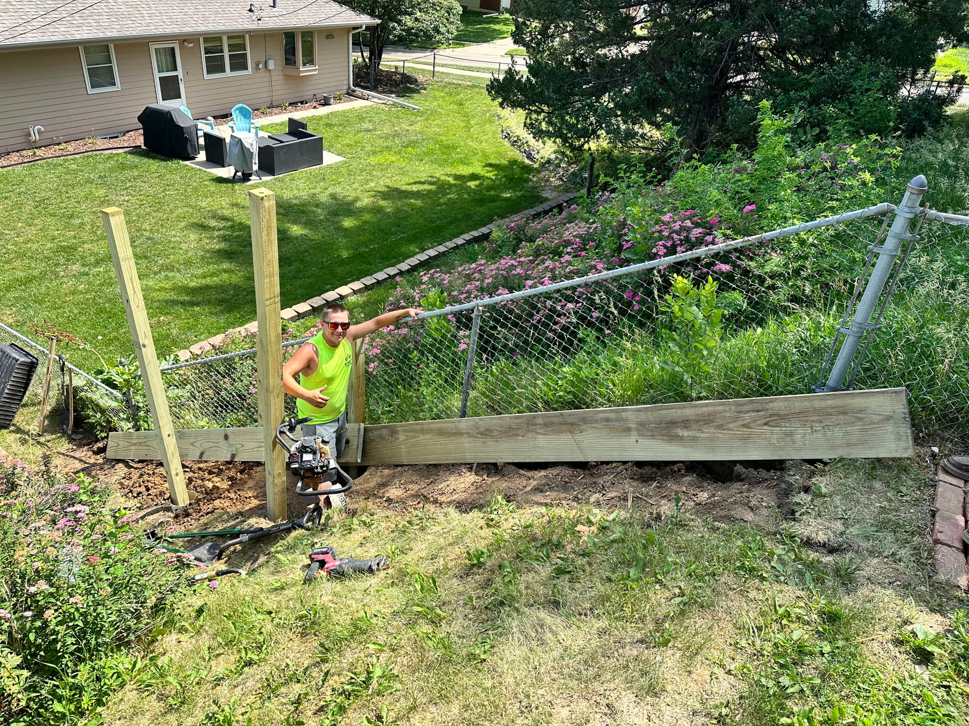 Gallery photos for Rotting Hillside Stairs Torn Out and Rebuilt From Scratch: Image #6