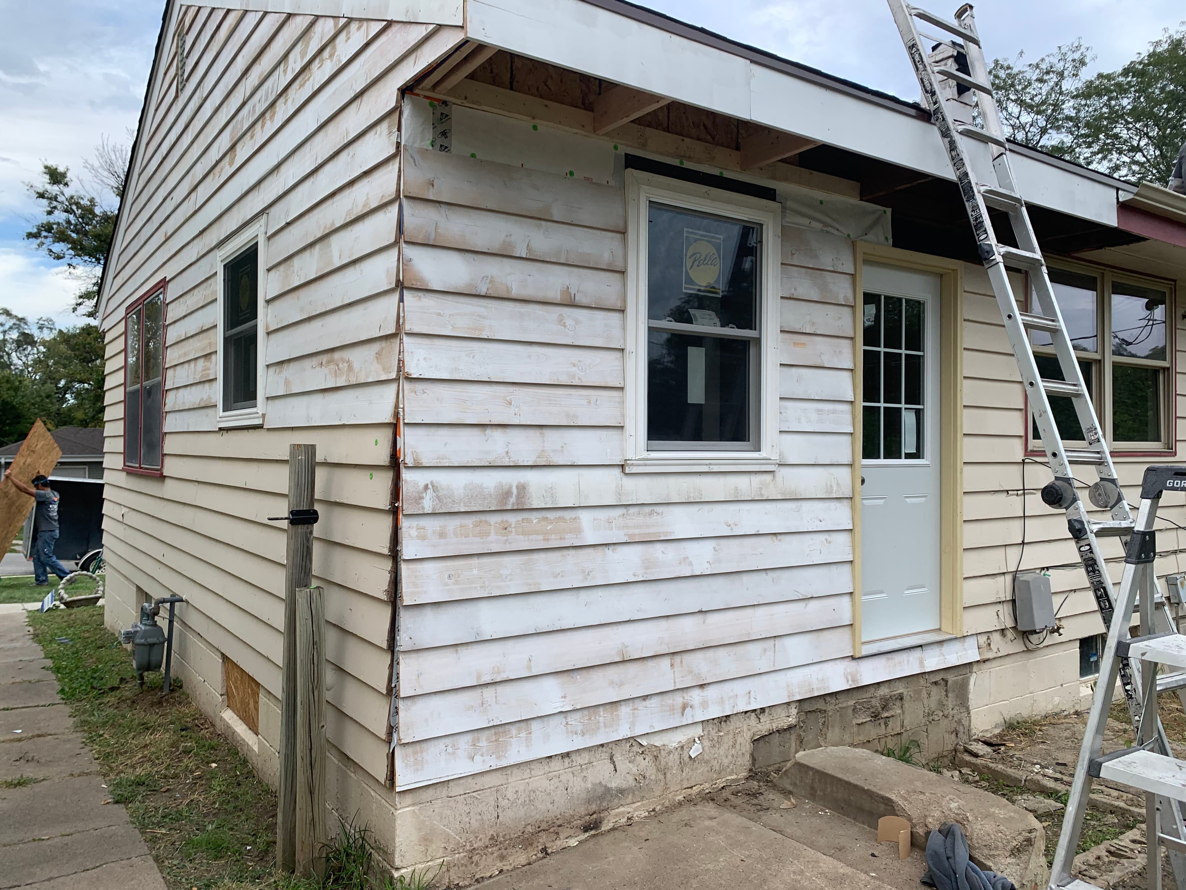 Project Full Fire Damage Repair Framing Siding and Soffit Rebuild image