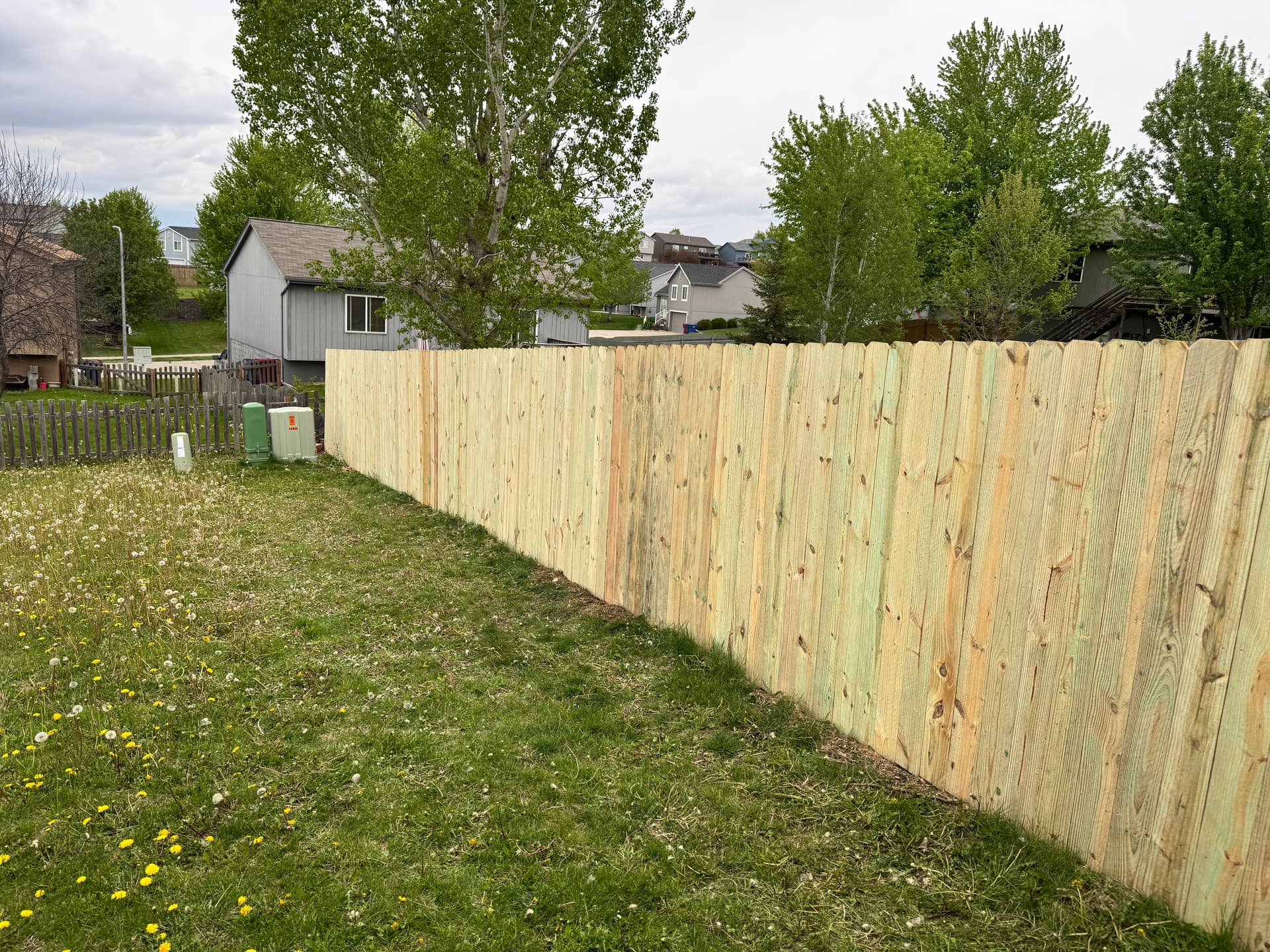 Gallery photos for Wind-Damaged Fence Repair Done Right - New Posts, Rails and Pickets: Image #7