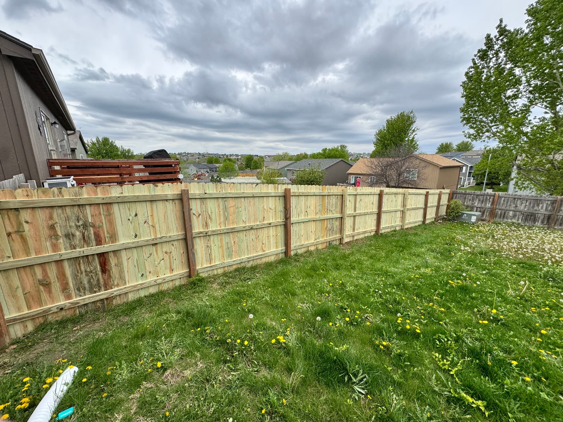 Gallery photos for Wind-Damaged Fence Repair Done Right - New Posts, Rails and Pickets: Image #5
