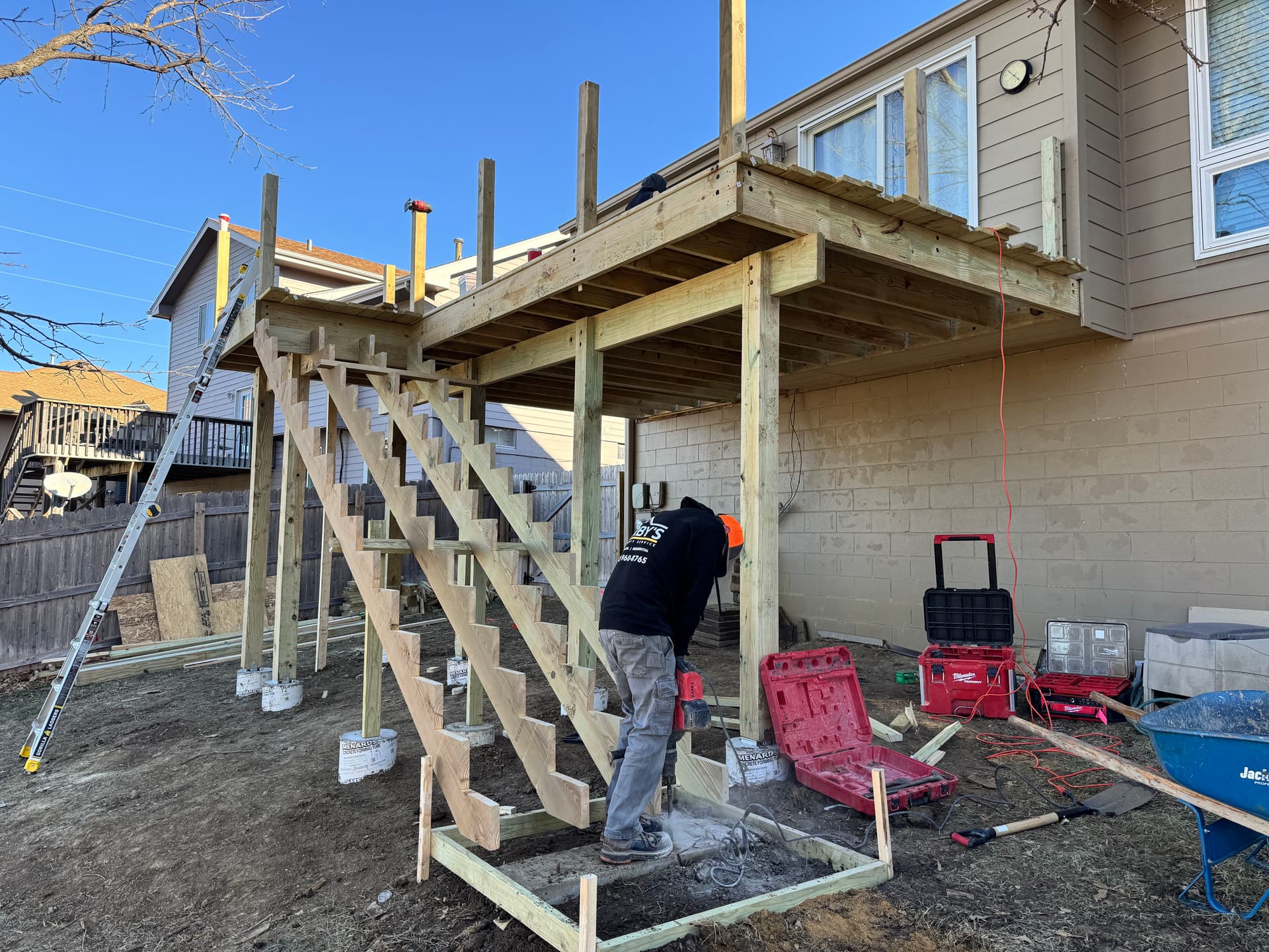 Gallery photos for Rotted Deck Torn Out and Rebuilt From the Ground Up: Image #7