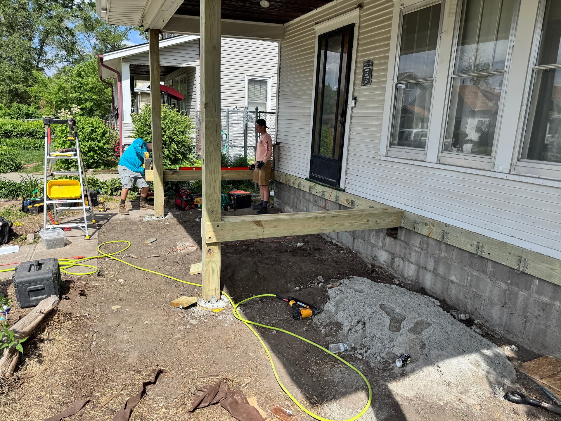 Gallery photos for Full Front Porch Rebuild From the Footings Up: Image #4