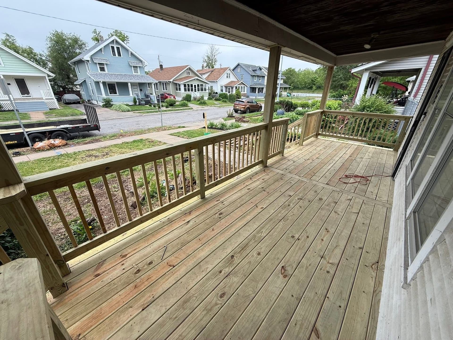 Gallery photos for Full Front Porch Rebuild From the Footings Up: Image #1