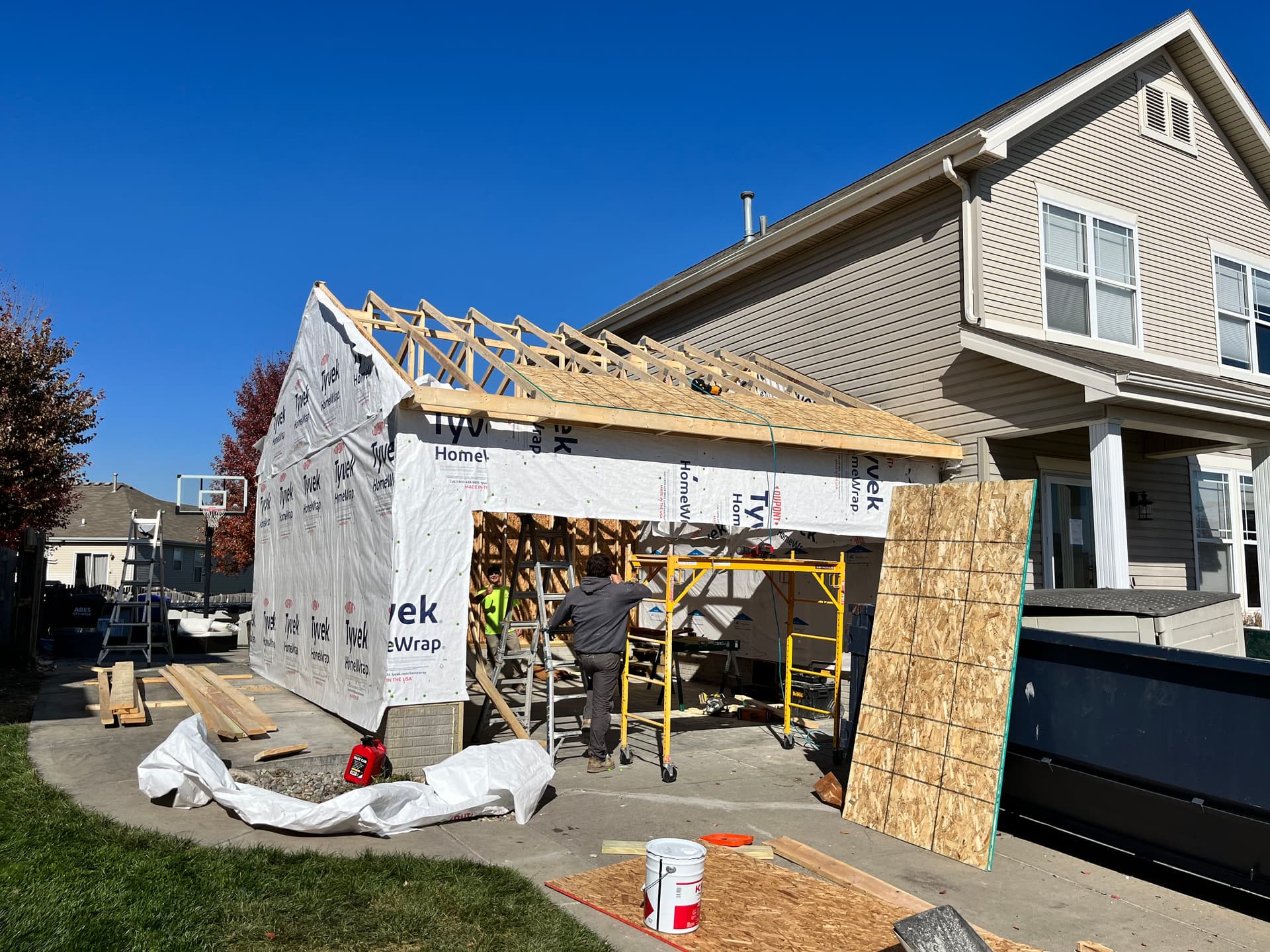 Gallery photos for Fire-Damaged Garage Torn Down and Rebuilt from the Foundation: Image #1