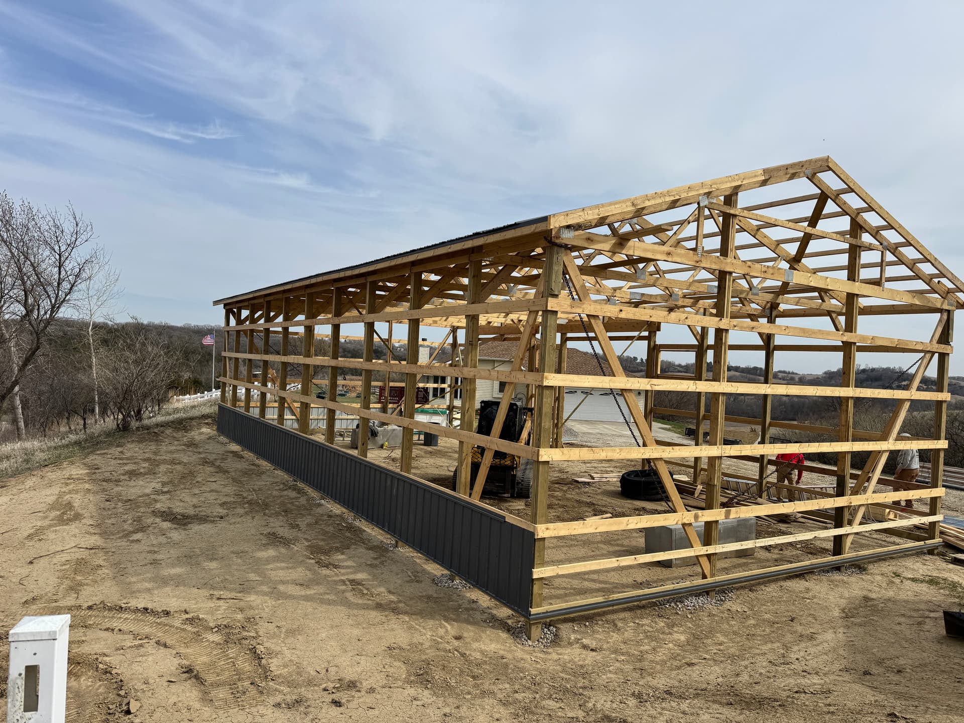 Gallery photos for 40x60 Pole Barn Build Done Right from the Ground Up: Image #4