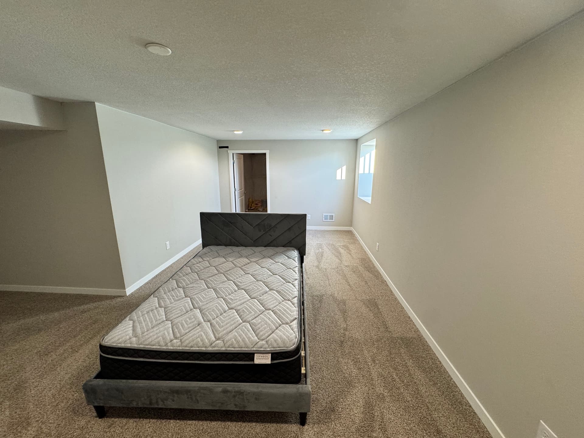 Gallery photos for Unfinished Basement Turned Into a Legal Bedroom - Start to Finish: Image #2