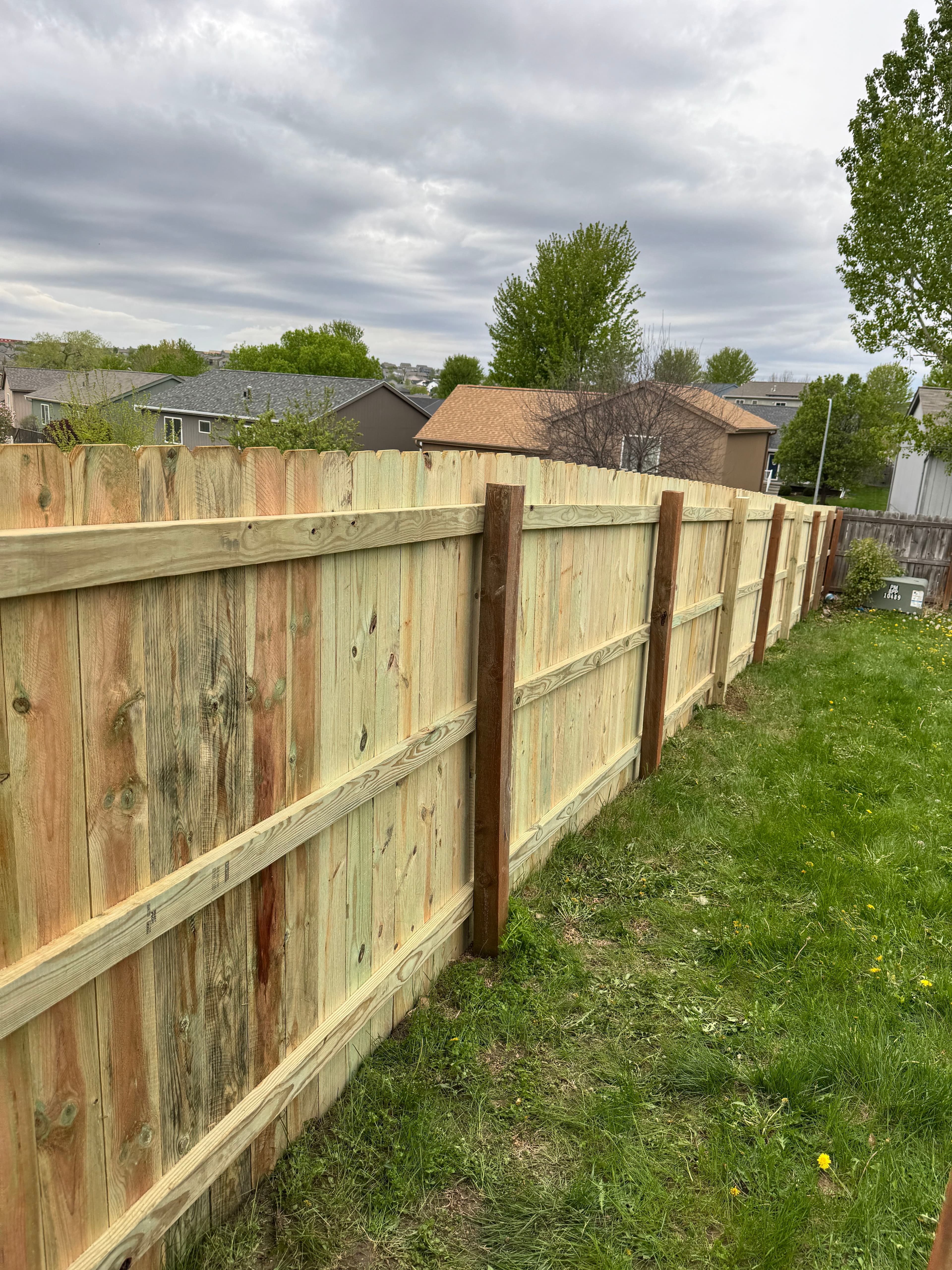 Project Wind-Damaged Fence Repair Done Right - New Posts, Rails and Pickets image