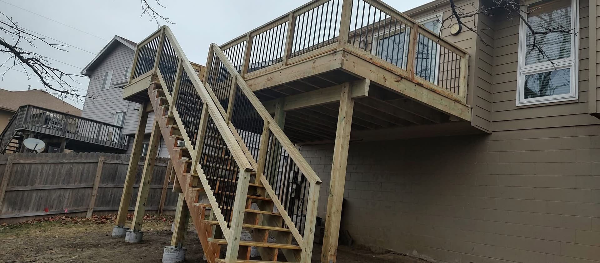 Rotted Deck Torn Out and Rebuilt From the Ground Up image