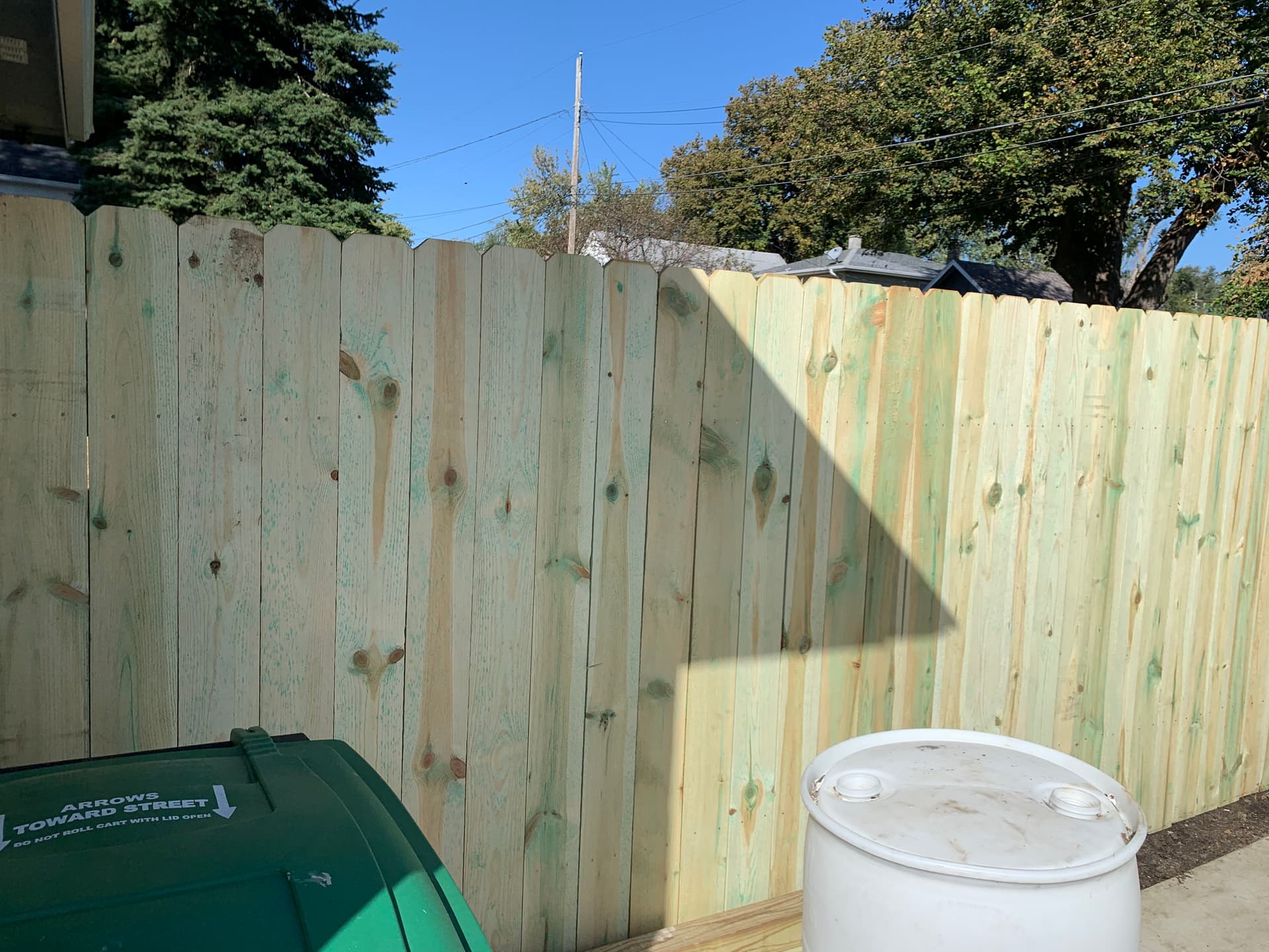Full Fence Replacement with New Gates on Both Sides of Detached Garage
