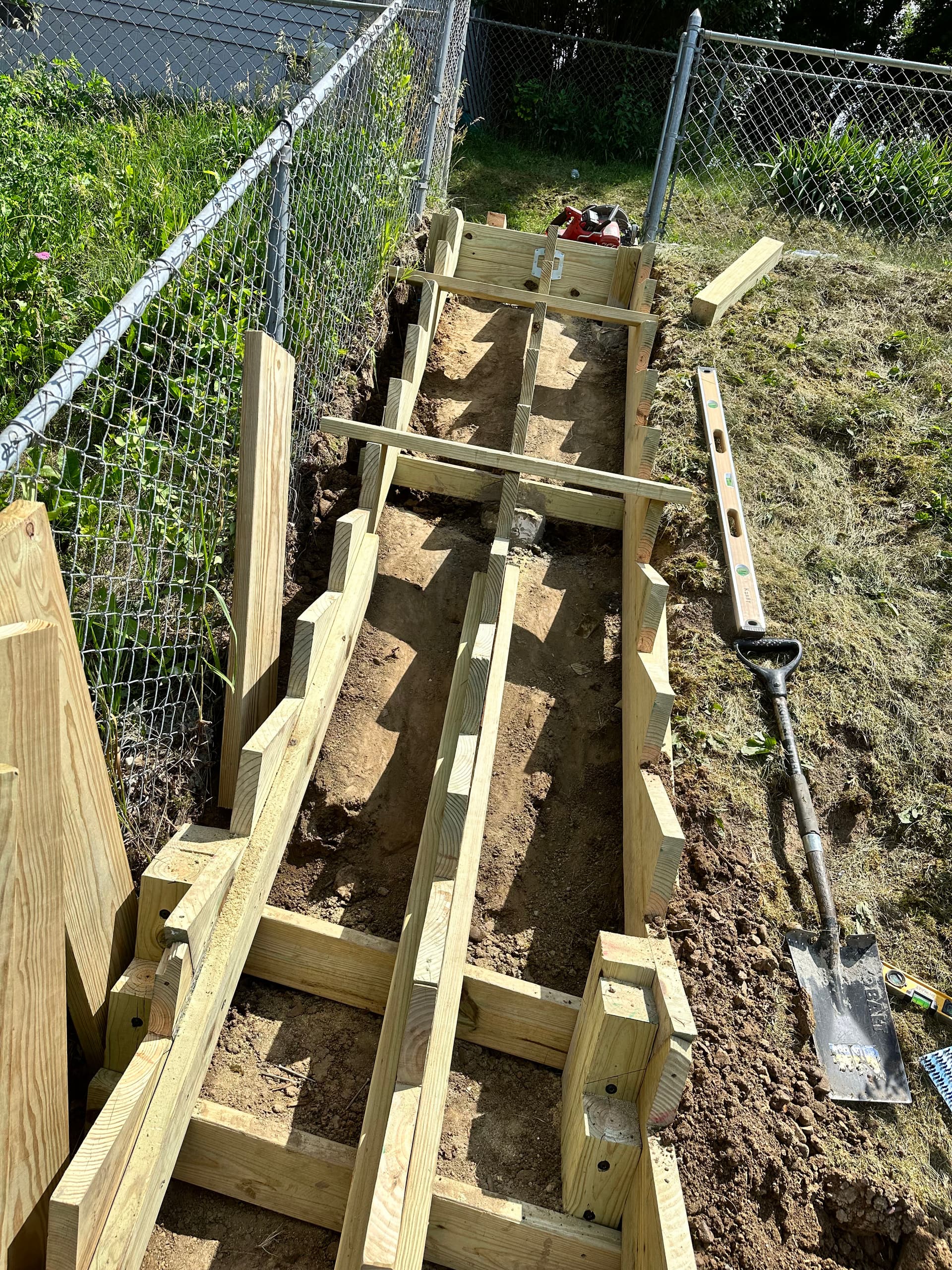Gallery photos for Rotting Hillside Stairs Torn Out and Rebuilt From Scratch: Image #3
