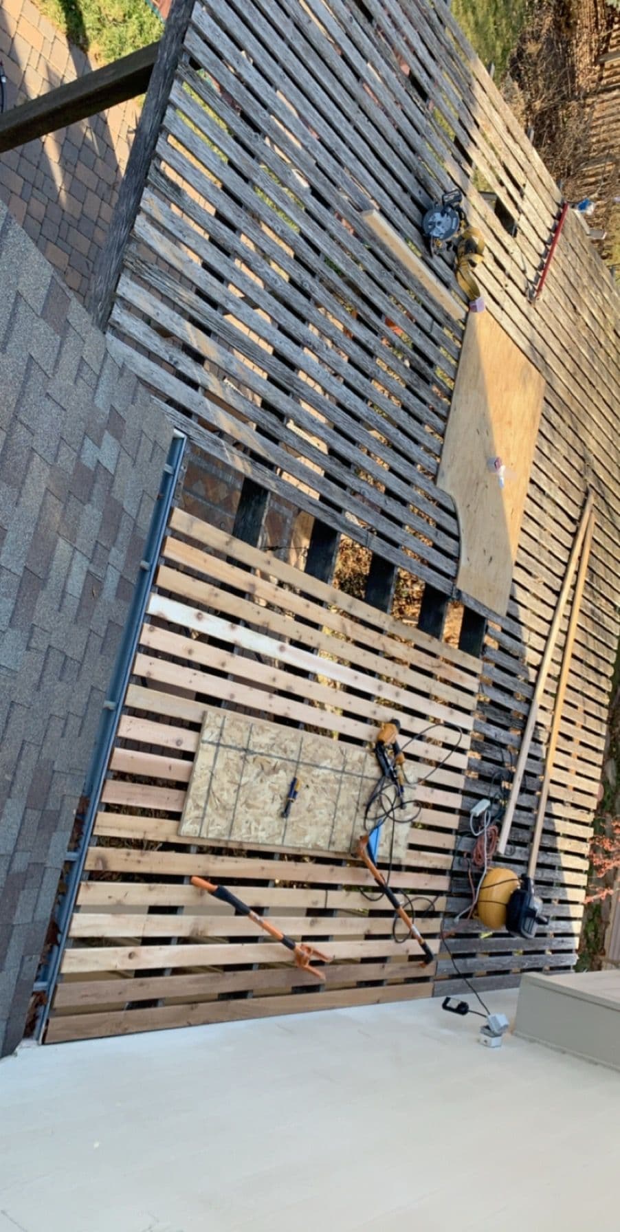 Gallery photos for Pergola Slat Replacement and Frame Reinforcement Done Right: Image #2