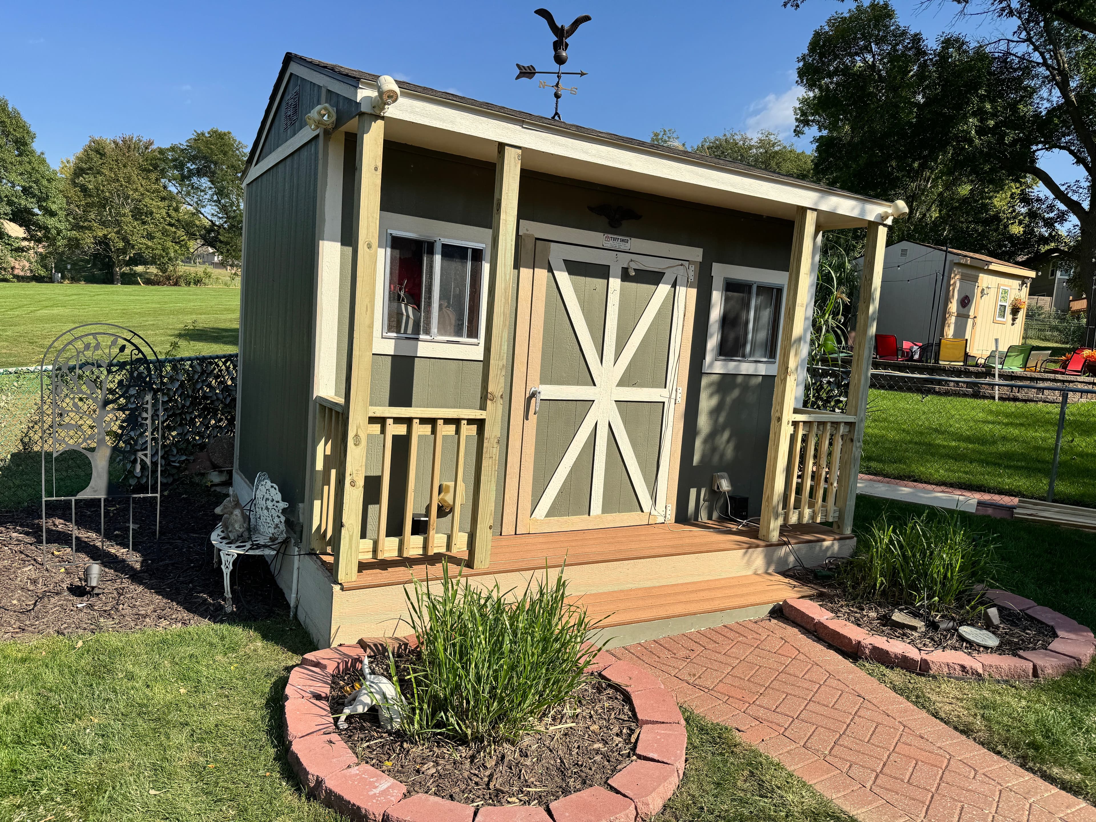 Project Shed Repair Done Right - Rotted Wood Out, Composite In image