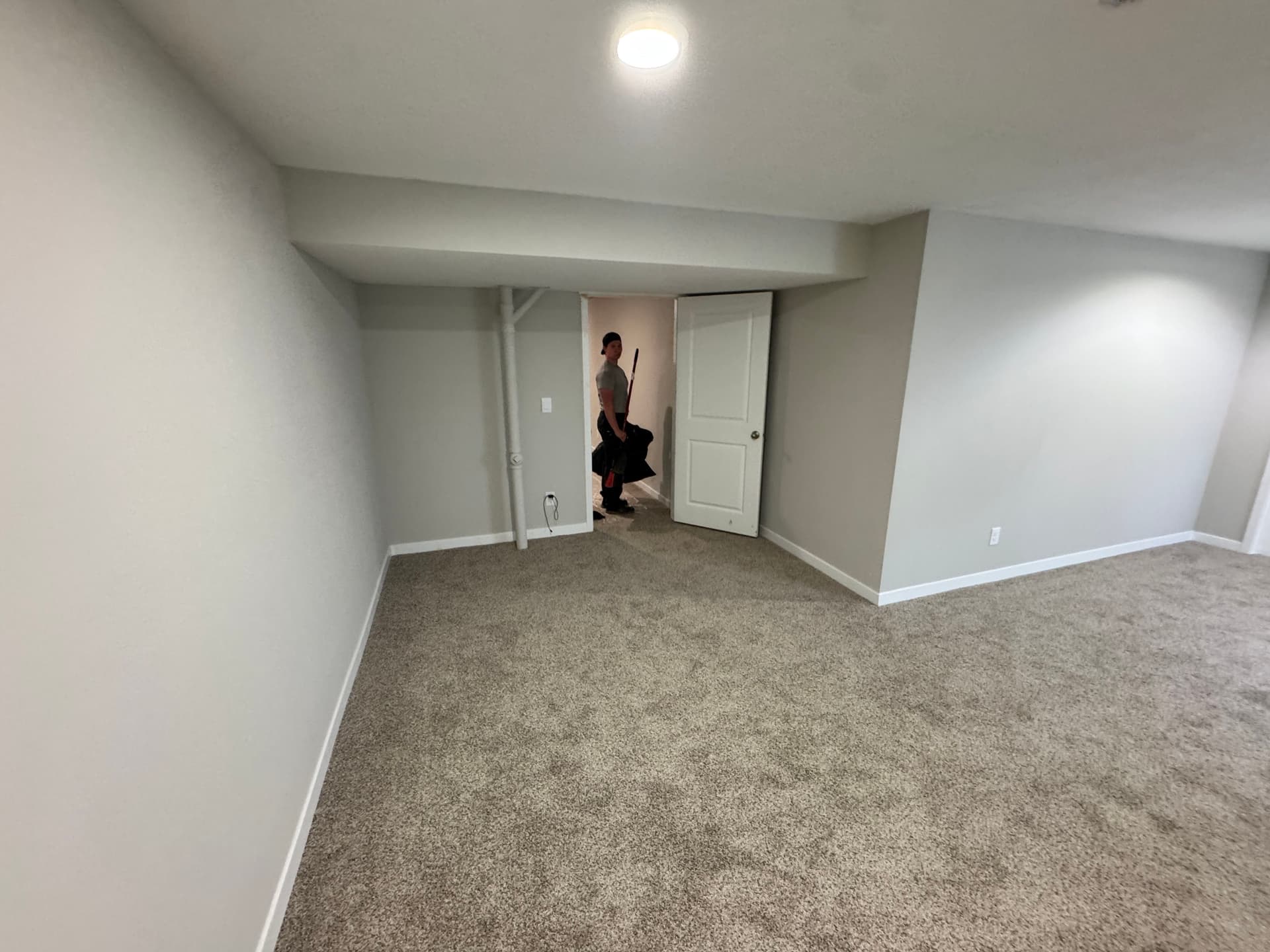 Unfinished Basement Turned Into a Legal Bedroom - Start to Finish image