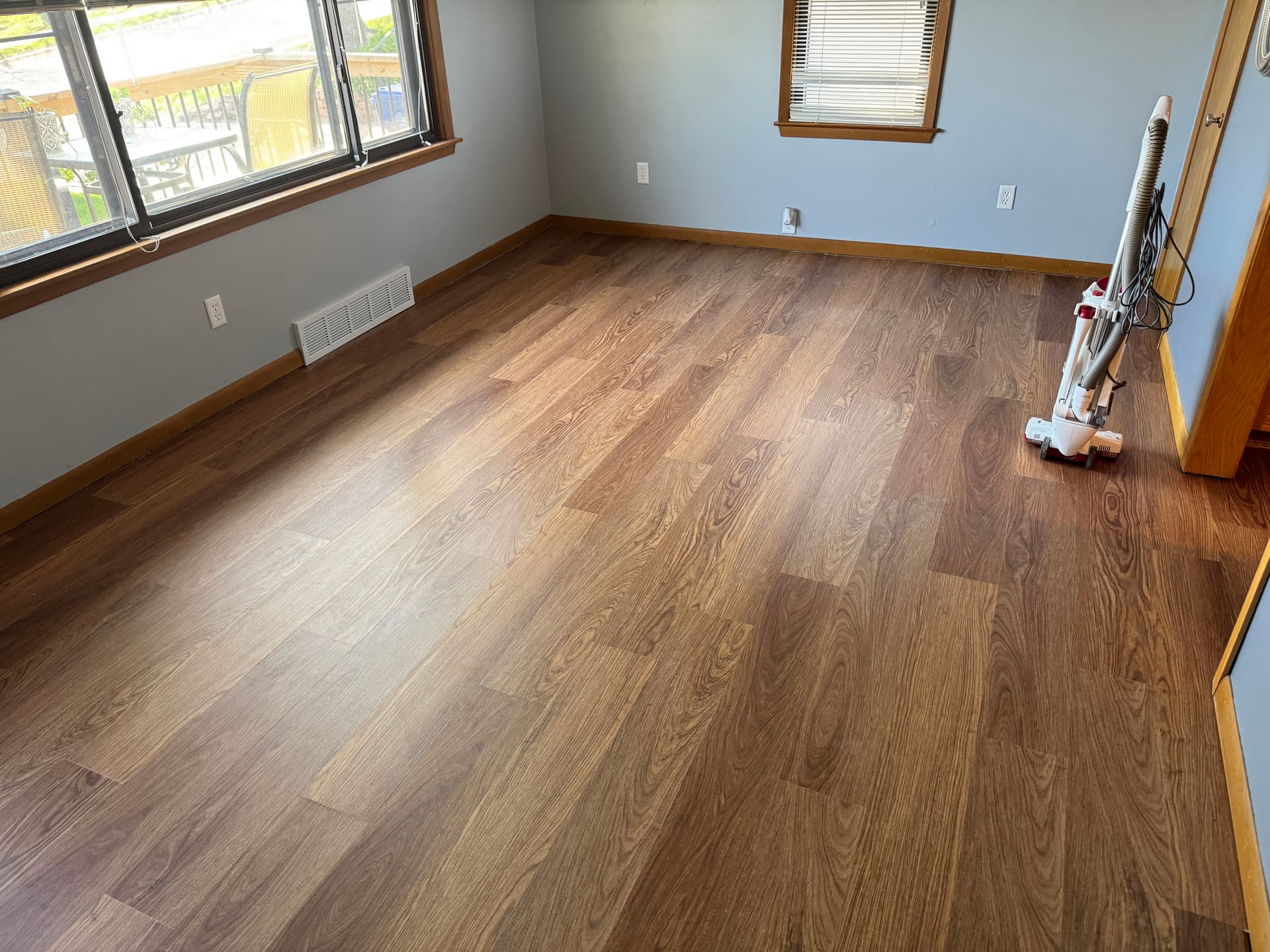 Luxy Vinyl Plank Flooring Installed Across Five Rooms