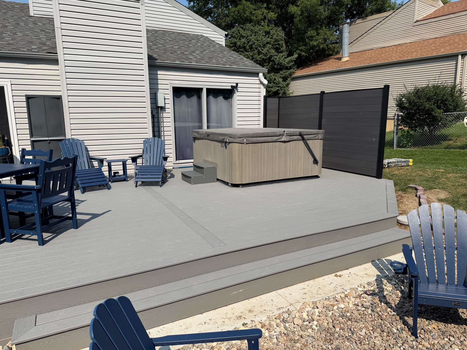 Gallery photos for Worn-Out Deck Gets a Full Rebuild with Trex Composite and Privacy Walls: Image #6