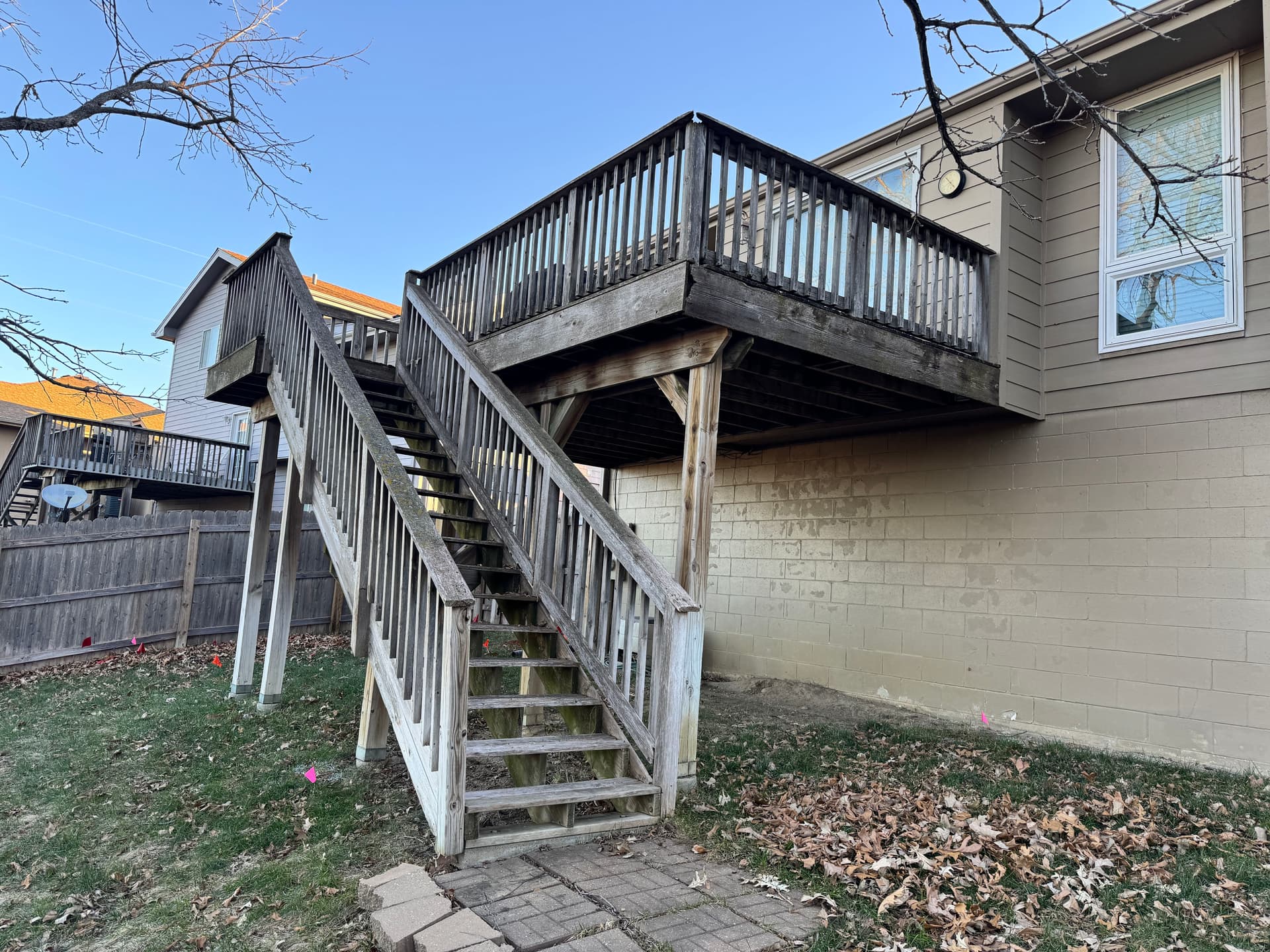 Gallery photos for Rotted Deck Torn Out and Rebuilt From the Ground Up: Image #1