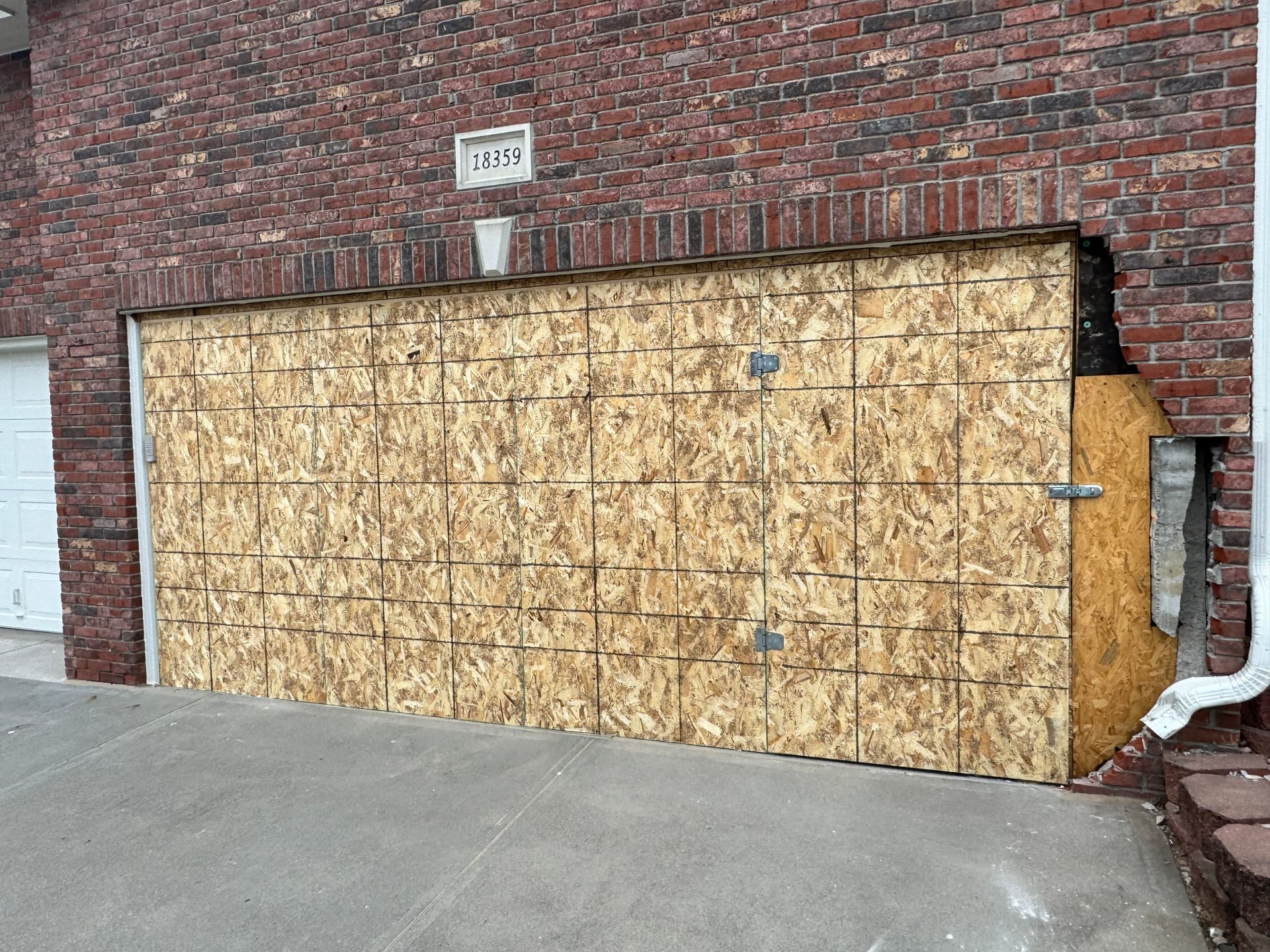 Gallery photos for Garage Repair Done Right - Board-Up to New Framing: Image #3