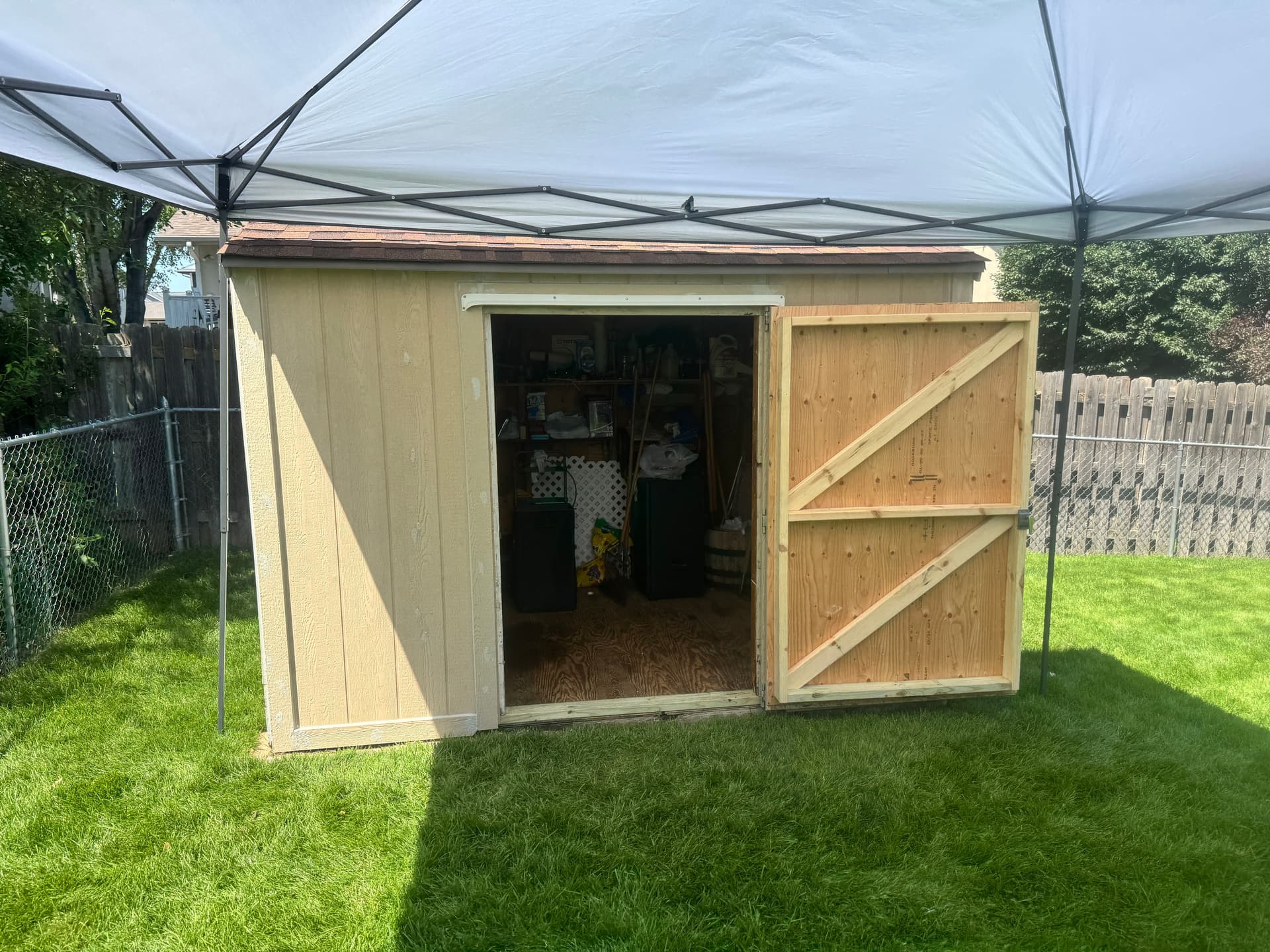 Gallery photos for 28-Year-Old Shed Gets New Siding, Trim and Bottom Plate: Image #8