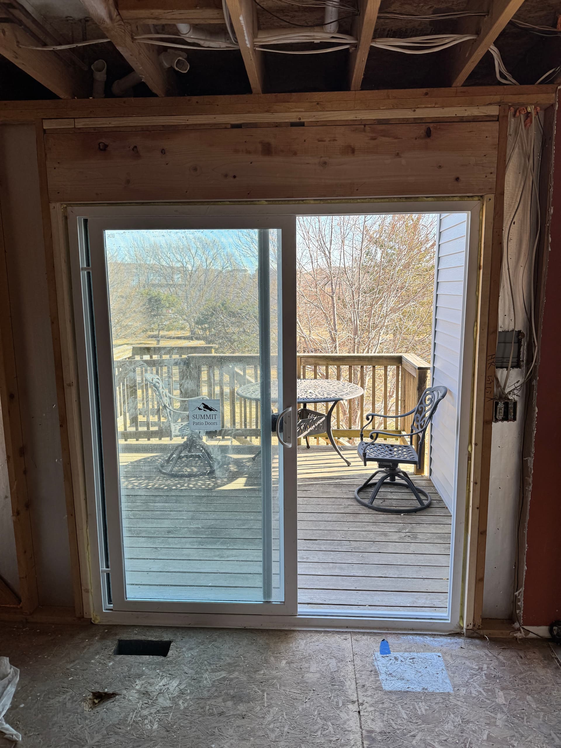 Gallery photos for Patio Door Installation Done Right - Framing Corrections Included: Image #5