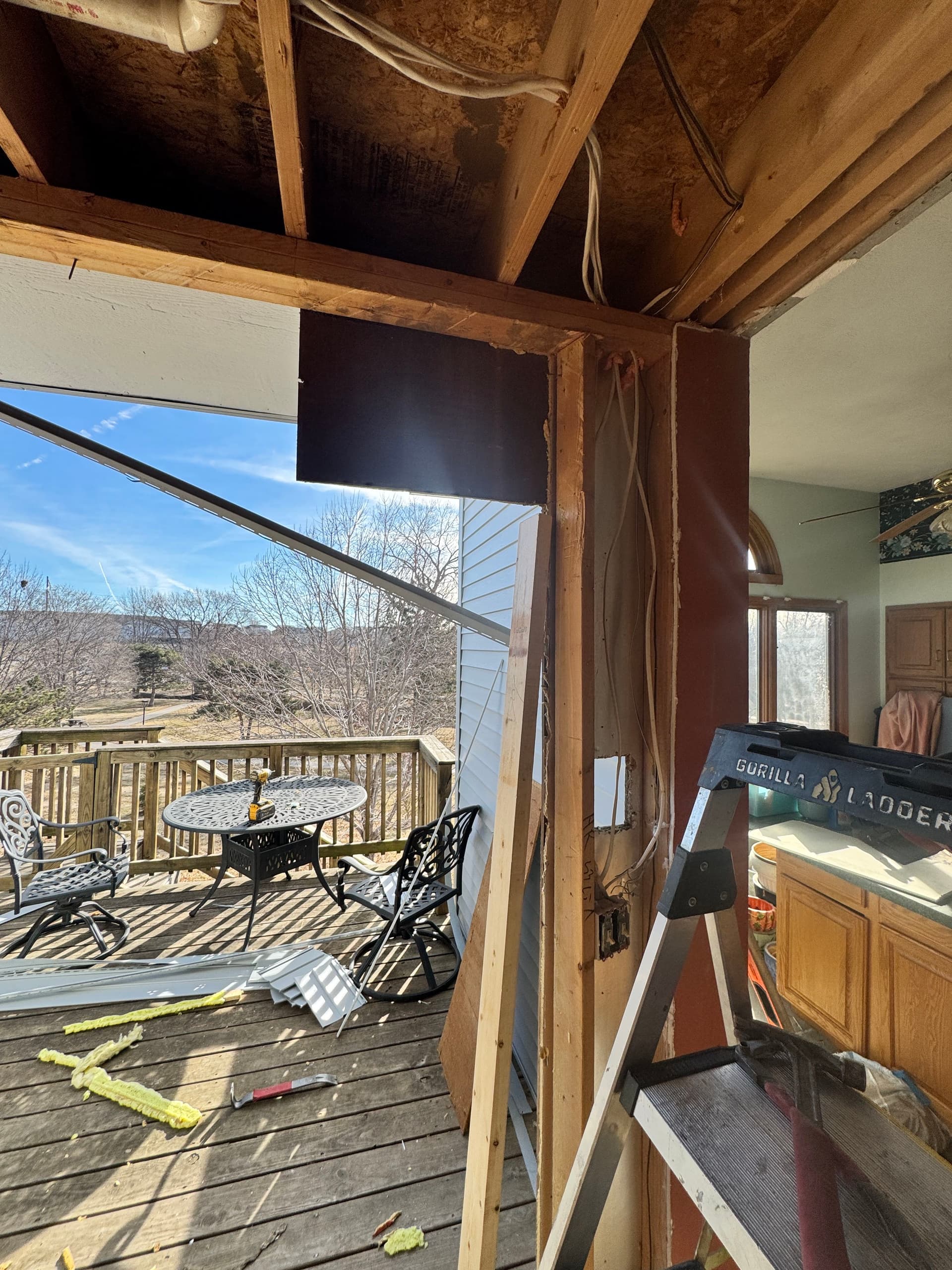 Gallery photos for Patio Door Installation Done Right - Framing Corrections Included: Image #4