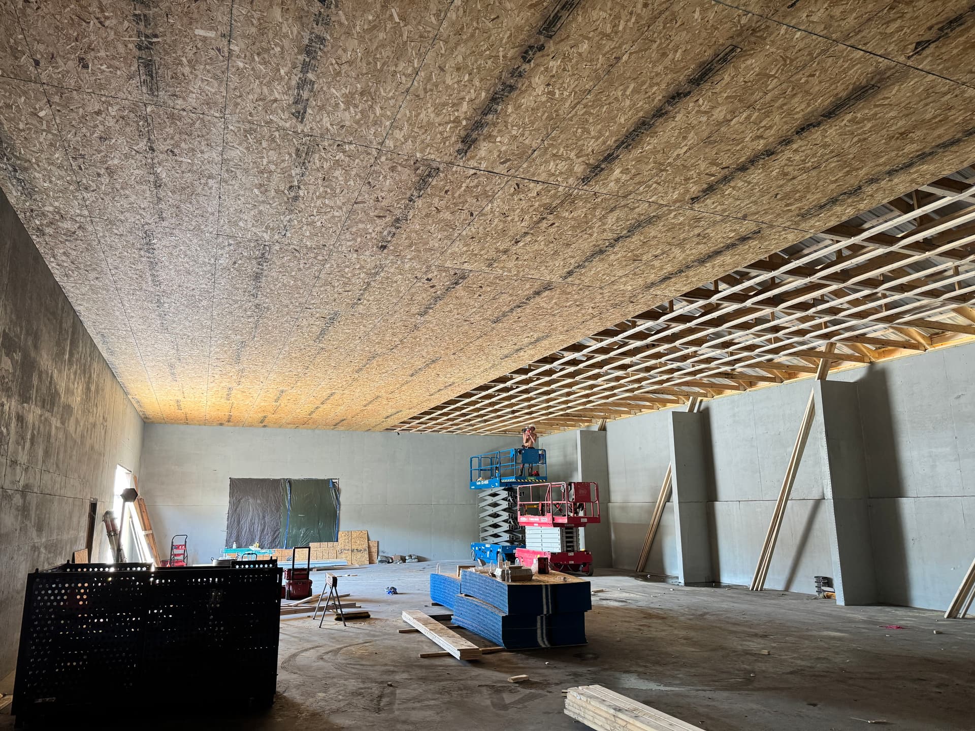 Gallery photos for Commercial Fire Damage Restoration With Full Reframe and New Roof: Image #6